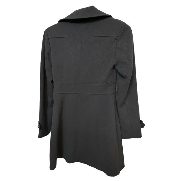 Retro High End Mac & Jack Women’s XS Green Trench Coat Jacket MINTY - Picture 2 of 5